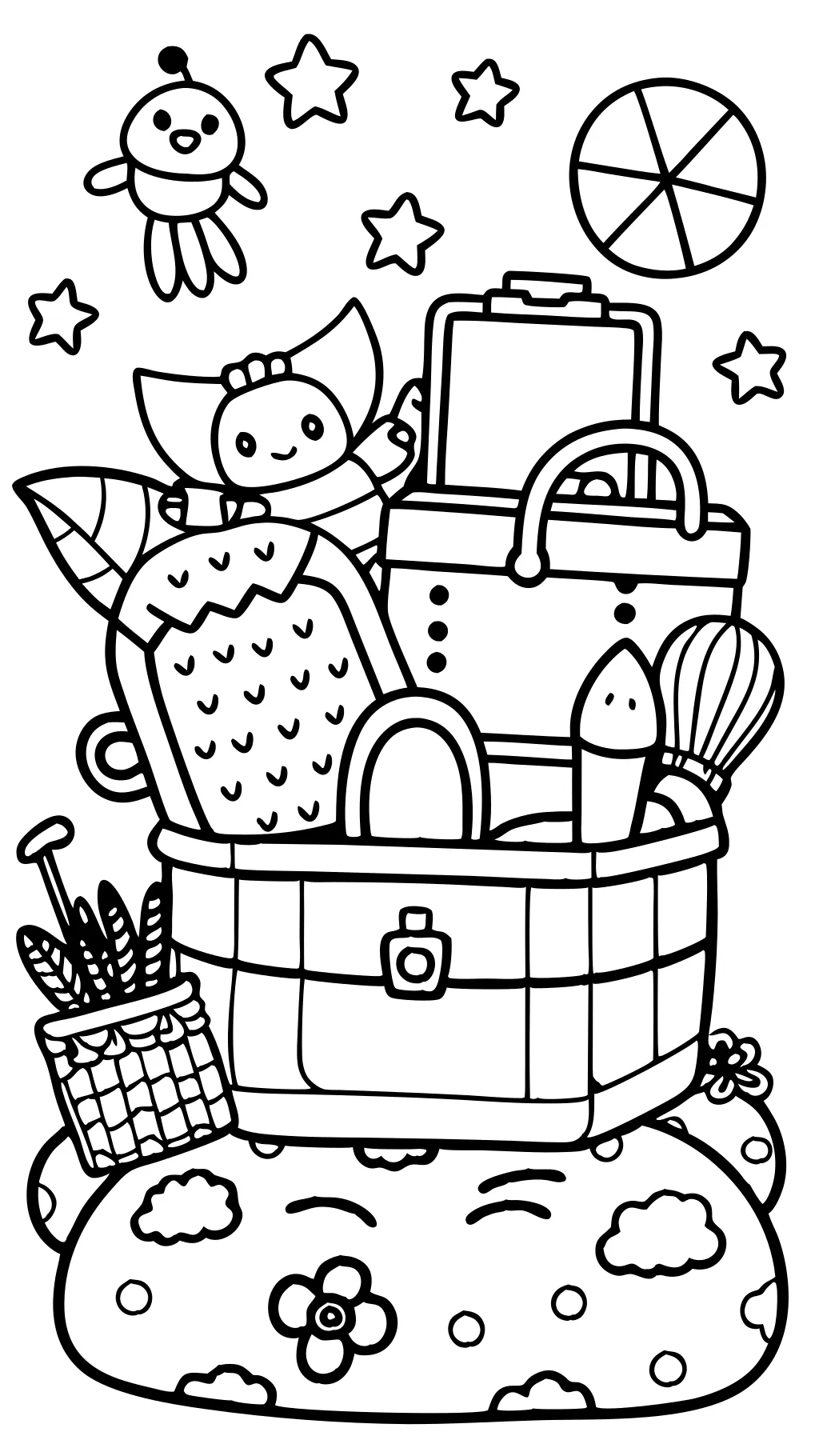 anything but a backpack coloring page